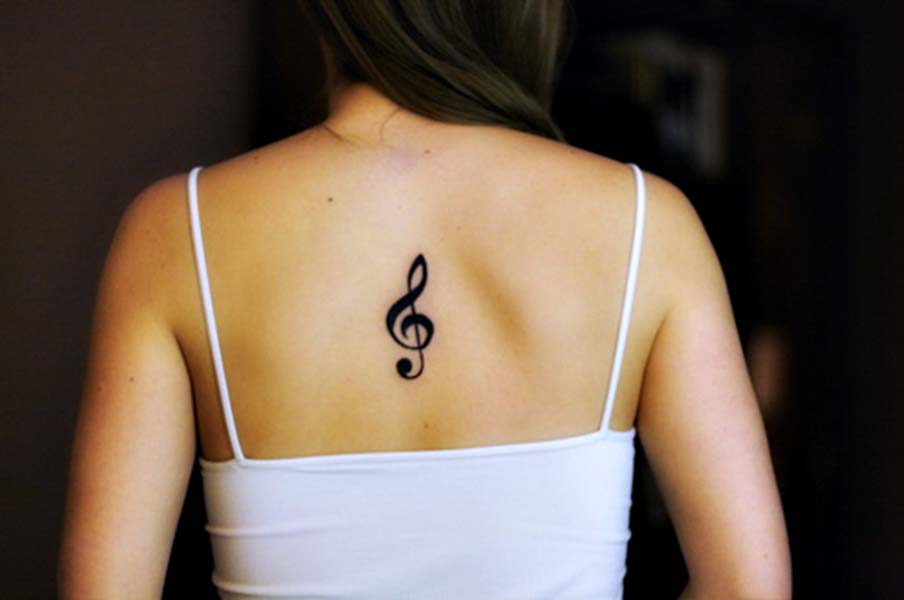 Tatuagem Símbolo de Música